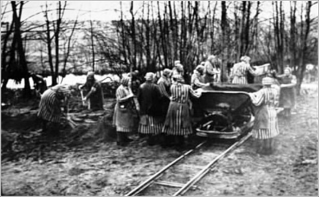 Jewish Women Prisoners of Ravensbuck at forced labour